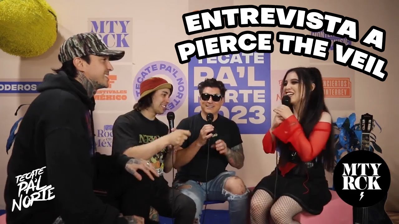 ENTREVISTA A PIERCE THE VEIL EN TECATE PAL NORTE 2023