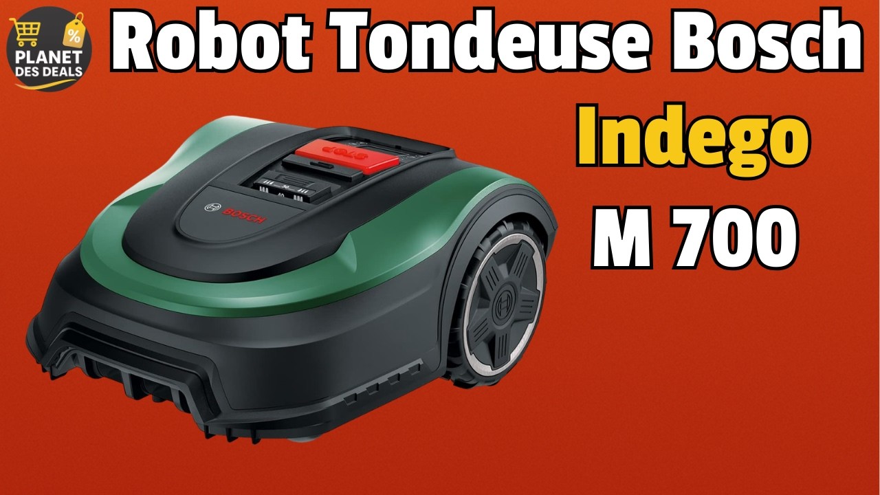 🤖 Robot Tondeuse Bosch Indego M 700 🌱 | Test Complet & Avis + Prix