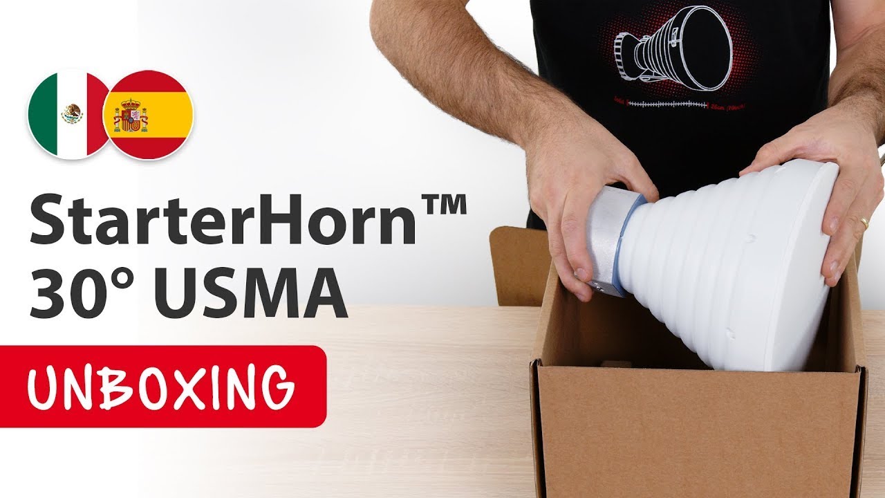 RF elements&reg; StarterHorn&trade; 30&deg; USMA Unboxing ESP