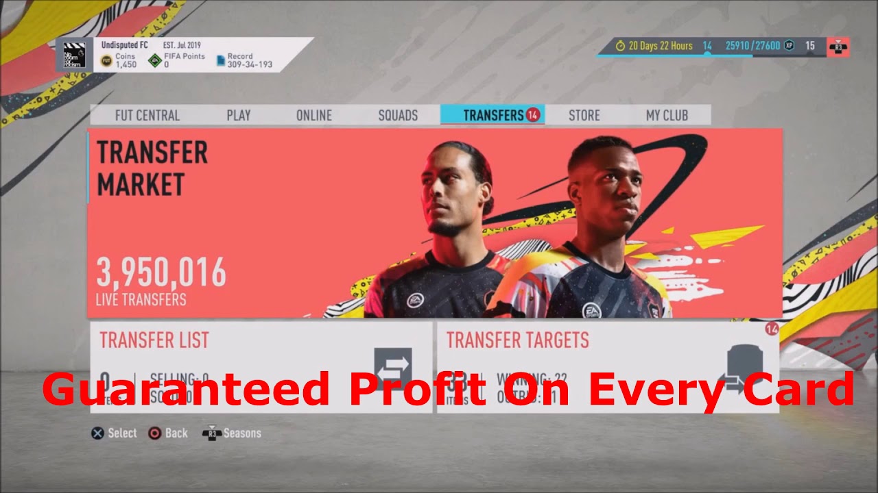 Fifa 20 Ultimate Team- Mass Bidding Trading Method- Silver Players