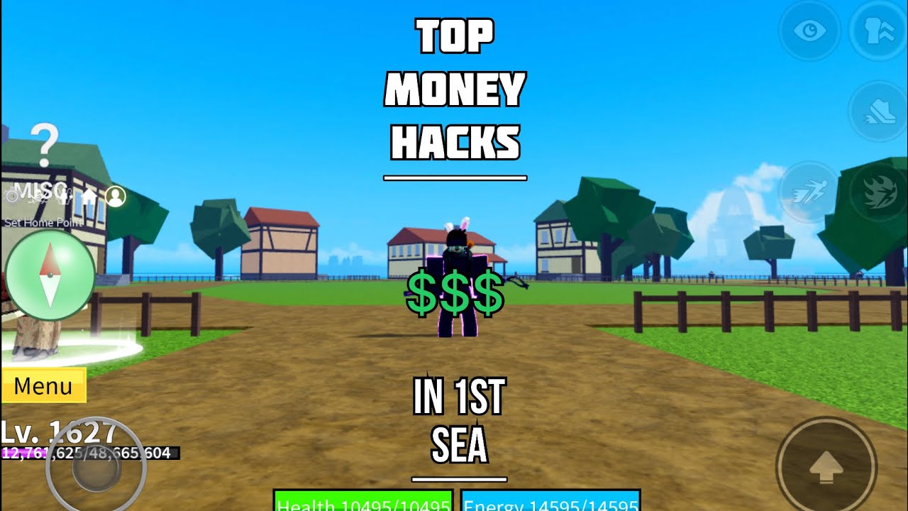 BEST MONEY HACKS IN THE 1st SEA. 🤑/Blox fruits/ tips and tricks