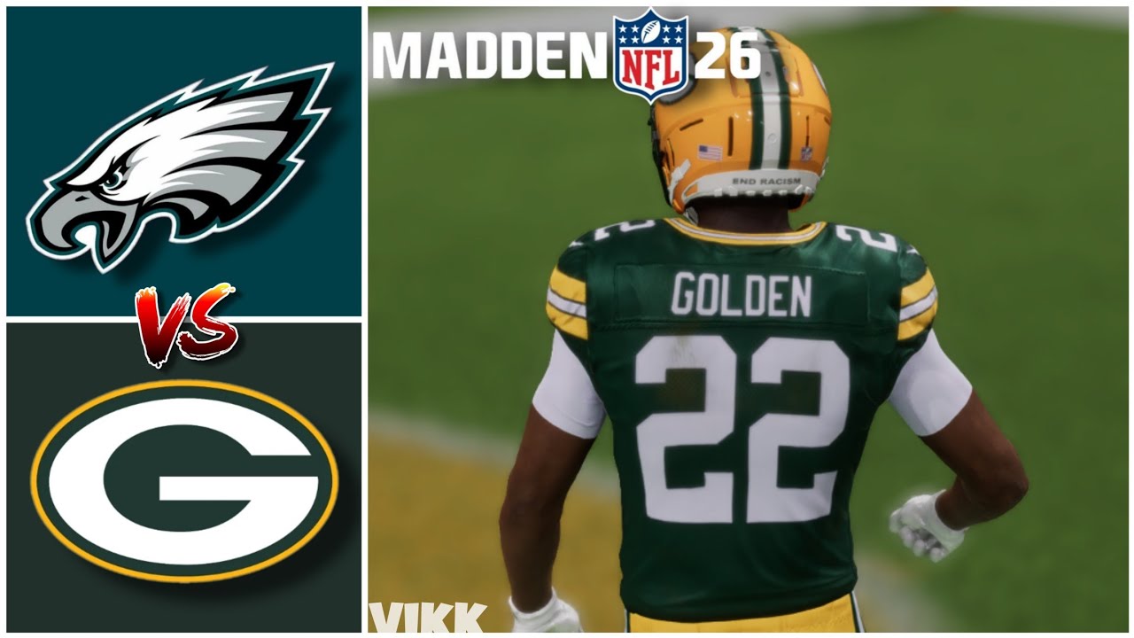 Eagles vs Packers Week 10 Simulation (Madden 26 Rosters)
