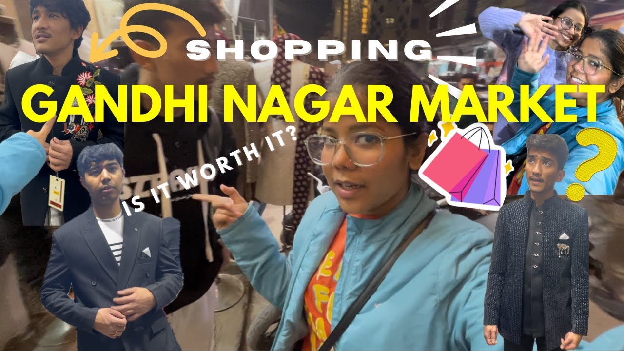 Shaadi ki shopping ke liye Gandhi Nagar market pahunche❤️🤩| Gandhi nagar market🛍️ | #trending #viral