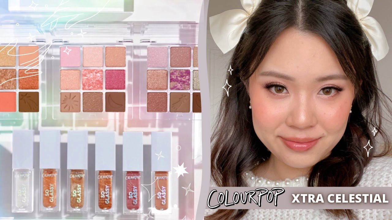 COLOURPOP XTRA CELESTIAL COLLECTION 🌟 3 LOOKS, FULL REVIEW + SWATCHES!