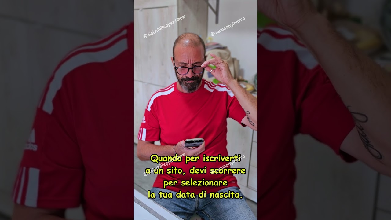 😎 Quando devi iscriverti a un Sito. #SaLeNPepperShow #comico #funny #humor