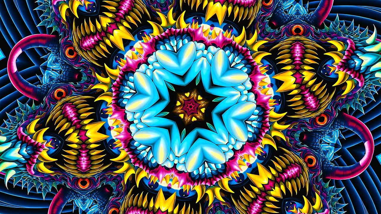 [Copyright Free] Low Saturation Abstract Psychedelic Background Video Visuals 4K Ultra HD (NO SOund)