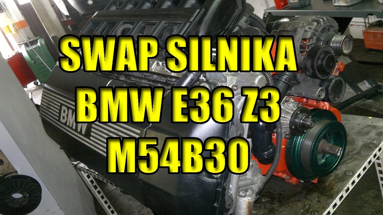BRAK MOCY ? SWAP SILNIKA BMW E36, Z3, M54B30 231KM, CZĘŚCI, ELEKTRYKA, EWS, KILKA SCHEMAT&Oacute;W
