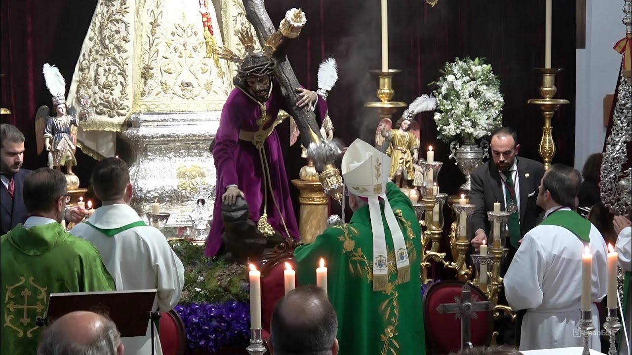 Solemne Bendición Ntro. Padre Jesús en la Tercera Caida y  Decreto de Hermandad - Sanlúcar de Bda. -