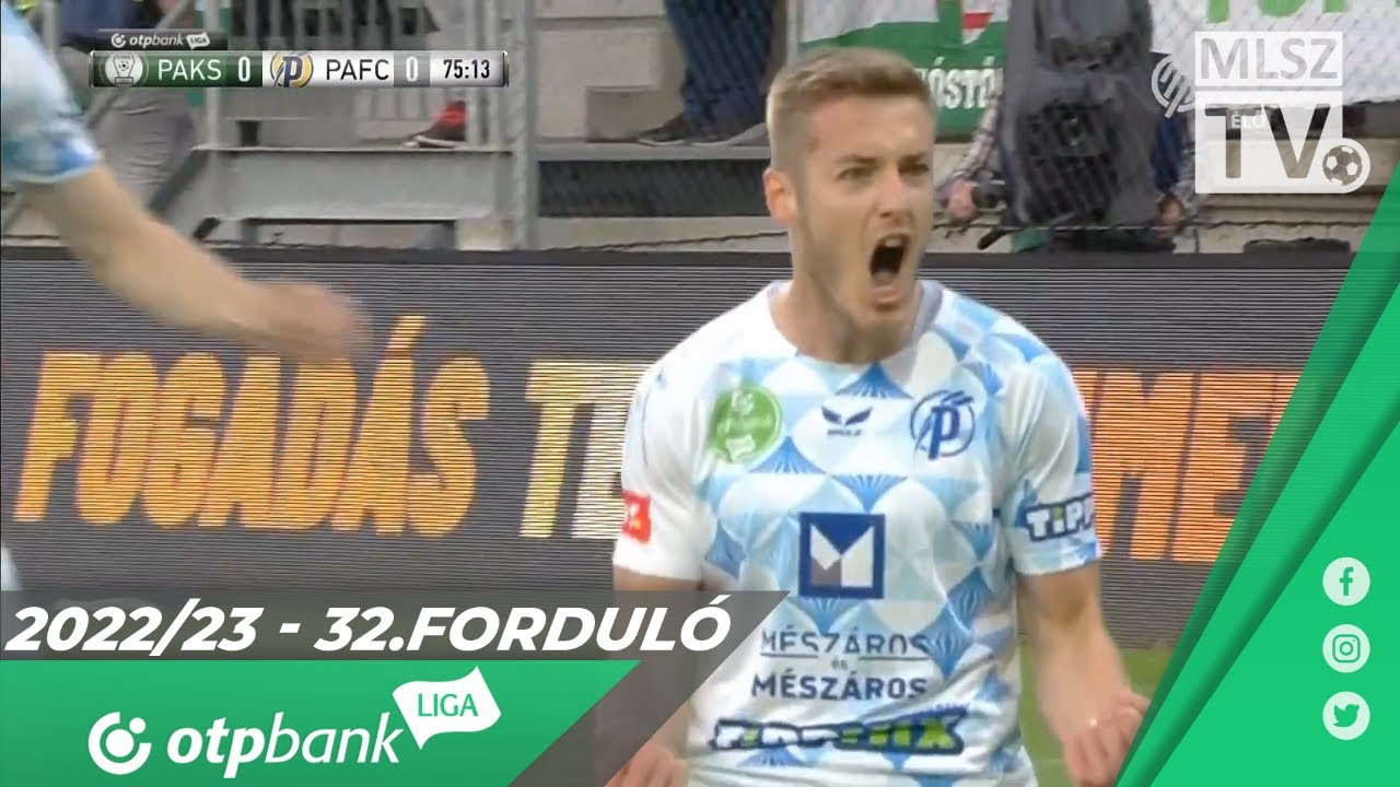 Paksi FC - Puskás Akadémia FC | 0-2 | (0-0) | OTP Bank Liga | 32. forduló | MLSZTV