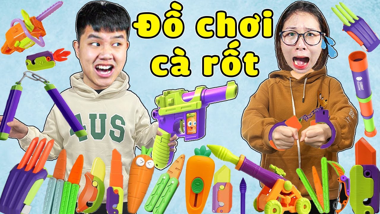 bqThanh Vlog Đại Chiến Đồ Chơi Cà Rốt Và Khám Phá Những Điều Bí Ẩn Đằng Sau ?!!