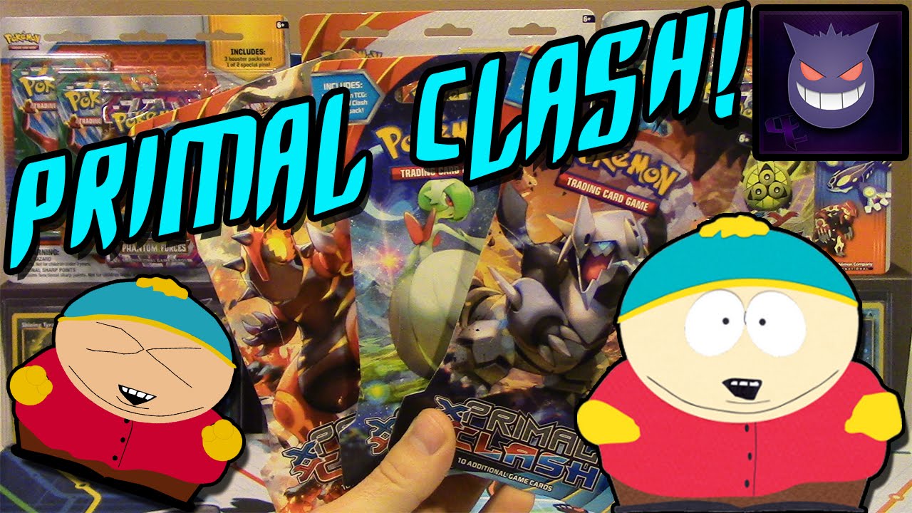 ERIC CARTMAN Opens Pokemon Primal Clash Packs!