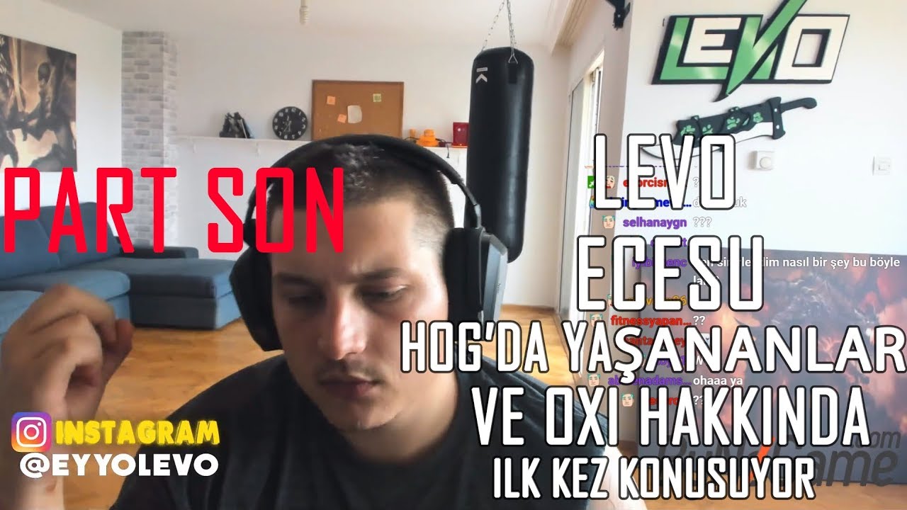 Levo ilk kez Ecesu HOG ve Oxi hakkında Jahrein wtcN Muzisyen ile birlikte açıklama yapıyor (P SON)