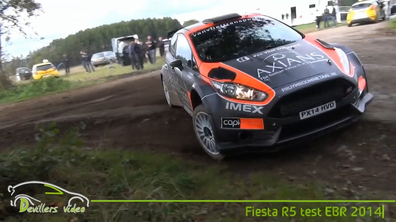 East Belgian Rally 2014 | test Fiesta R5 [HD] Devillersvideo