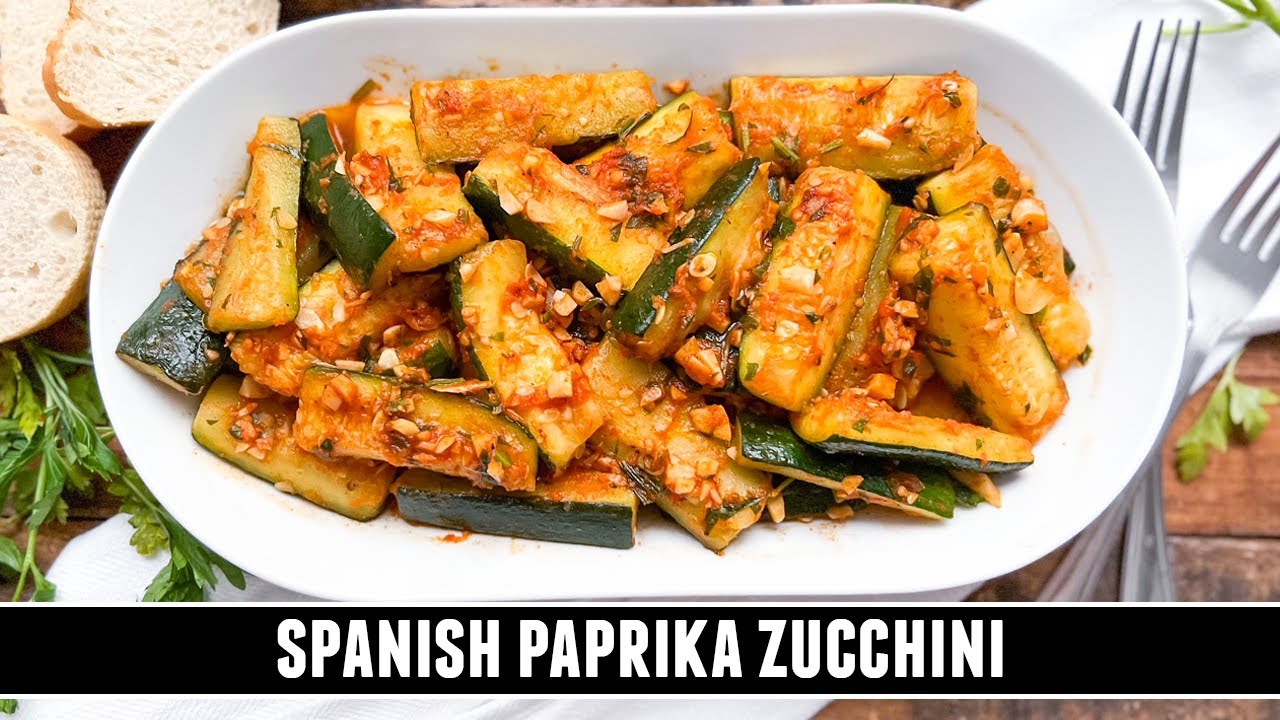Кабачки с испанской паприкой | Невероятно вкусный и простой рецепт
