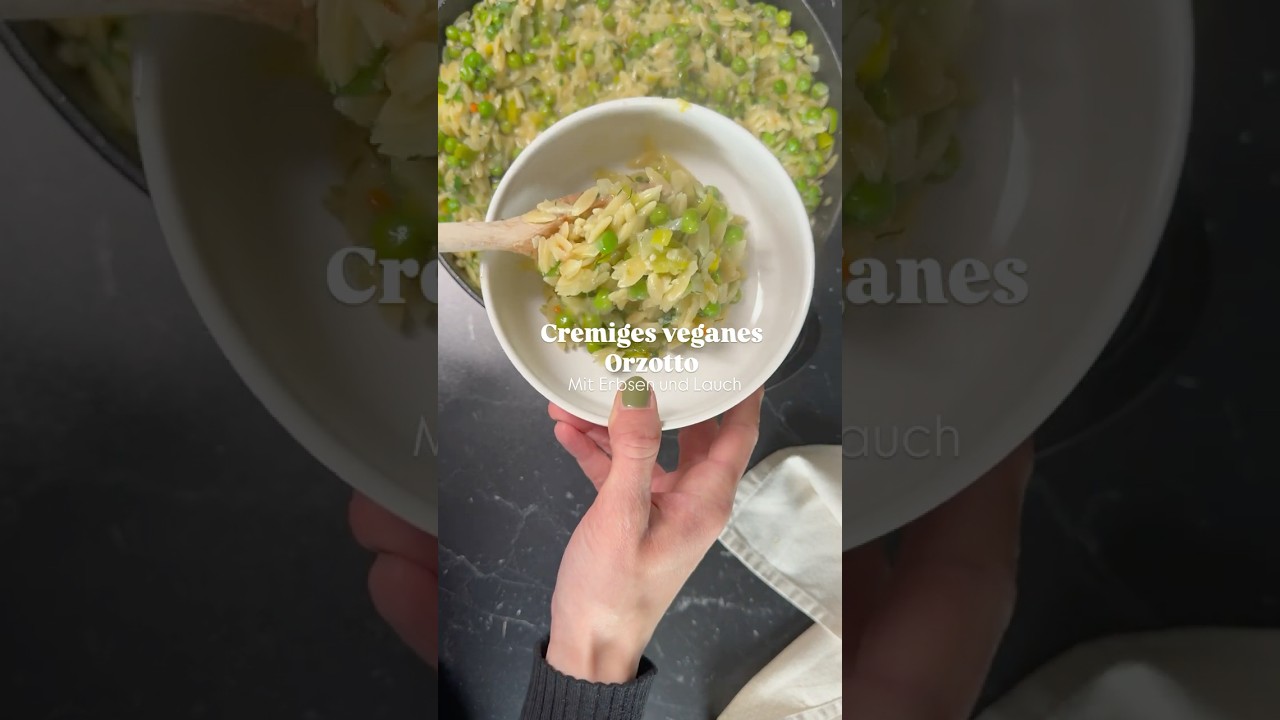 Cremiges veganes Orzotto &ndash; einfach, lecker & in einem Topf gemacht!