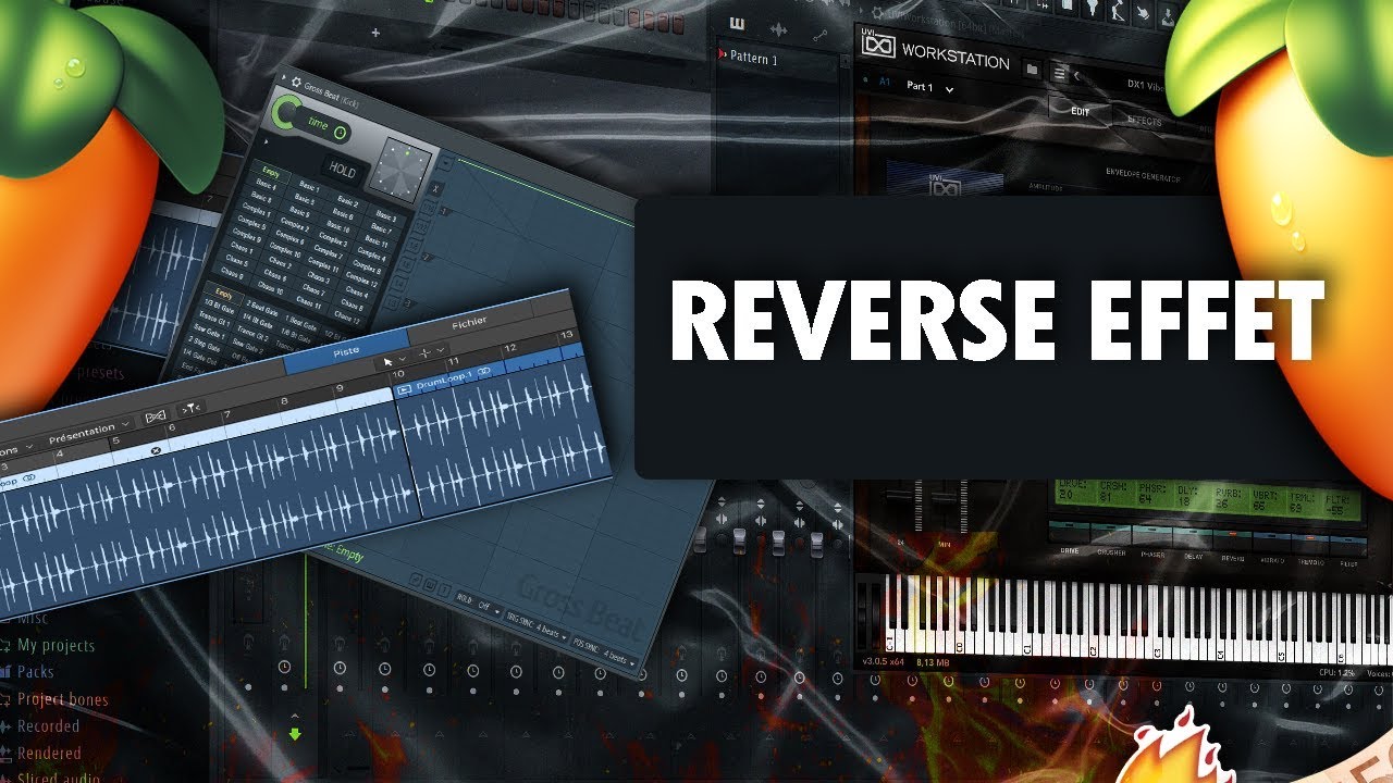 COMMENT FAIRE UN EFFET REVERSE SUR VOS MELODIE