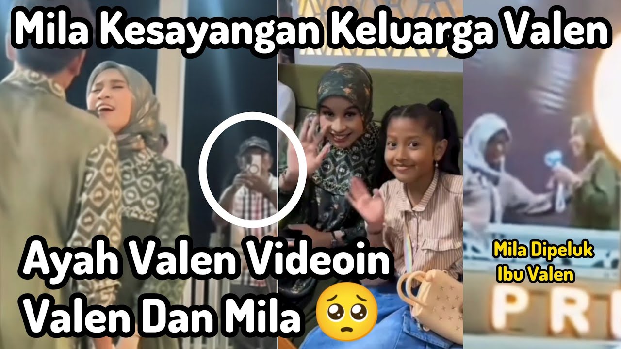 Terharu,Ayah Valen Videoin Mila Dan Posting Di Whatsapp Nya 🥺
