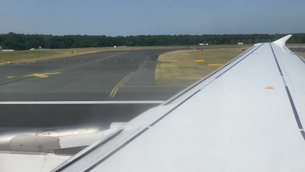 Inflightvideo - Start von Frankfurt nach M&uuml;nchen (LH A319) &sbquo;Rolling Take-off&lsquo;