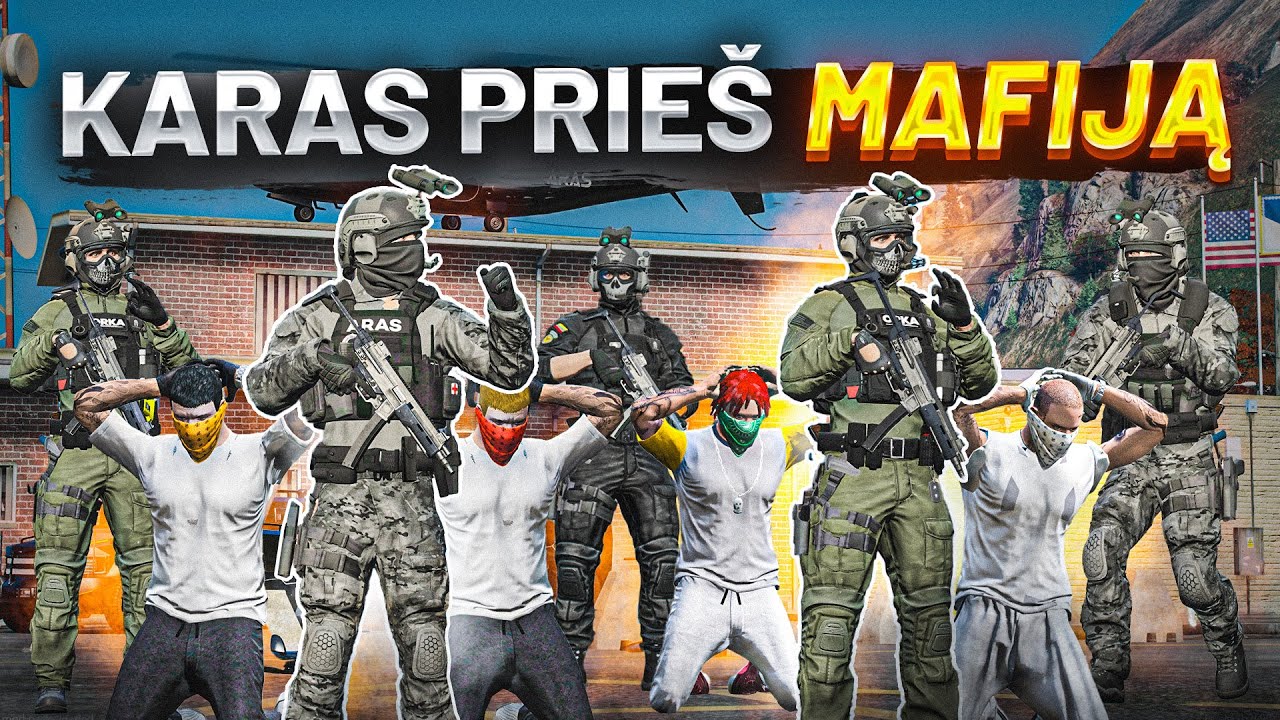 KARAS PRIEŠ  MAFIJĄ?! ∣ GTA ROLEPLAY LIETUVIŠKAI (OneX.lt)