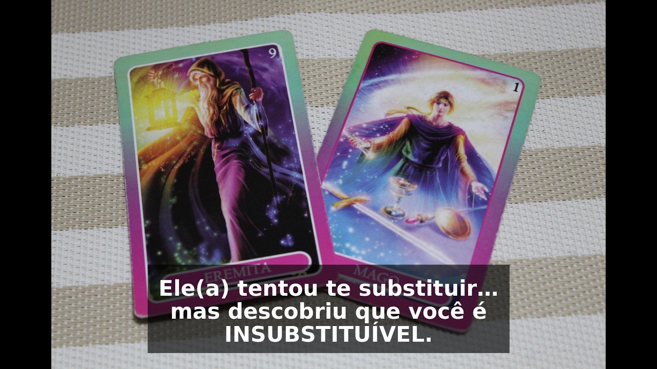 Ele(a) tentou te substituir… mas descobriu que você é insubstituível.