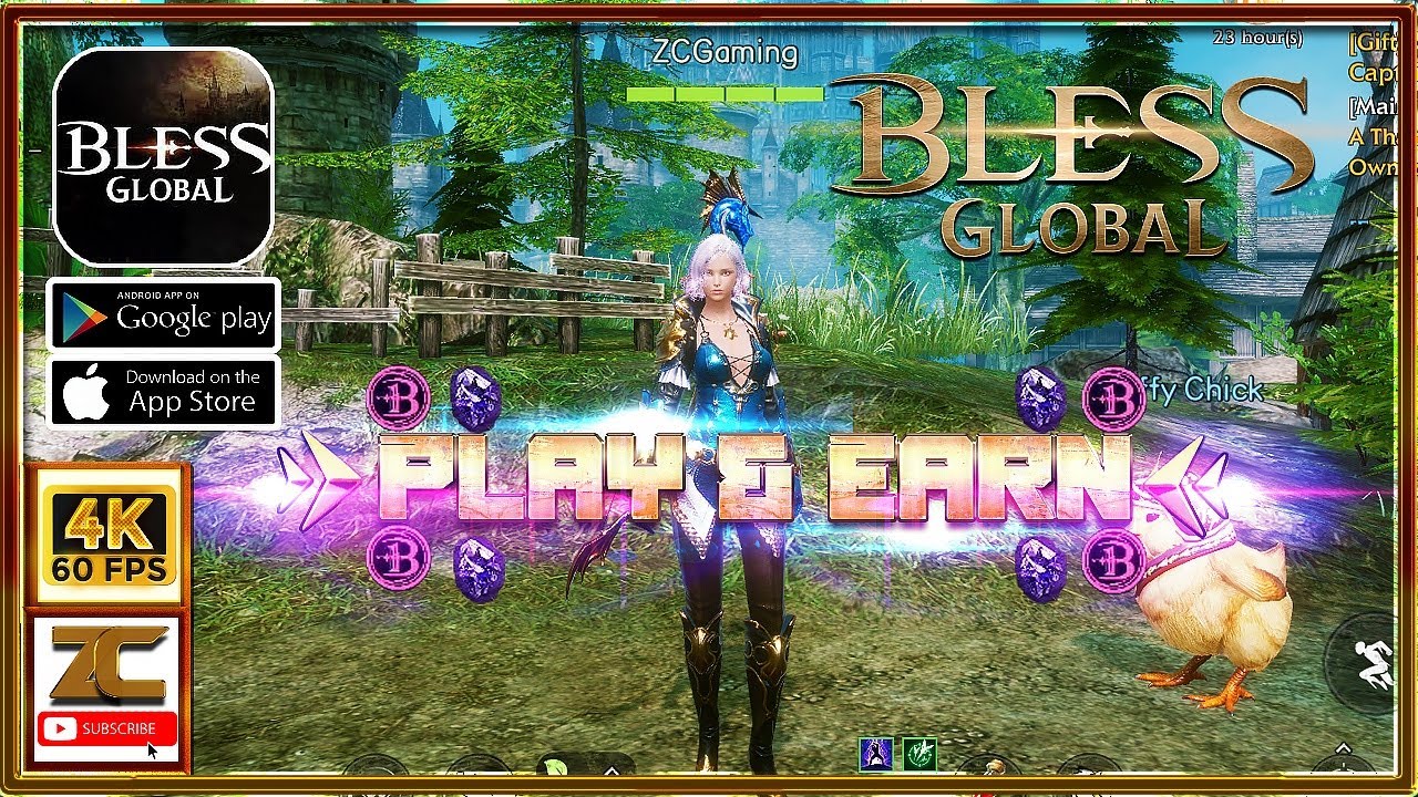 [Bless Global]  New Nft Play to Earn P2E Game First Impression Gameplay Walkthrough Android & IOS
