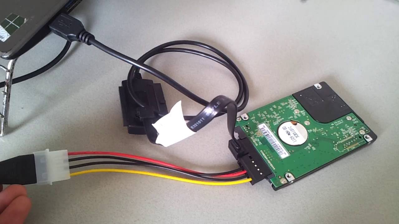 How to connect any type of hard disk to a computer - SATA/PATA/IDE