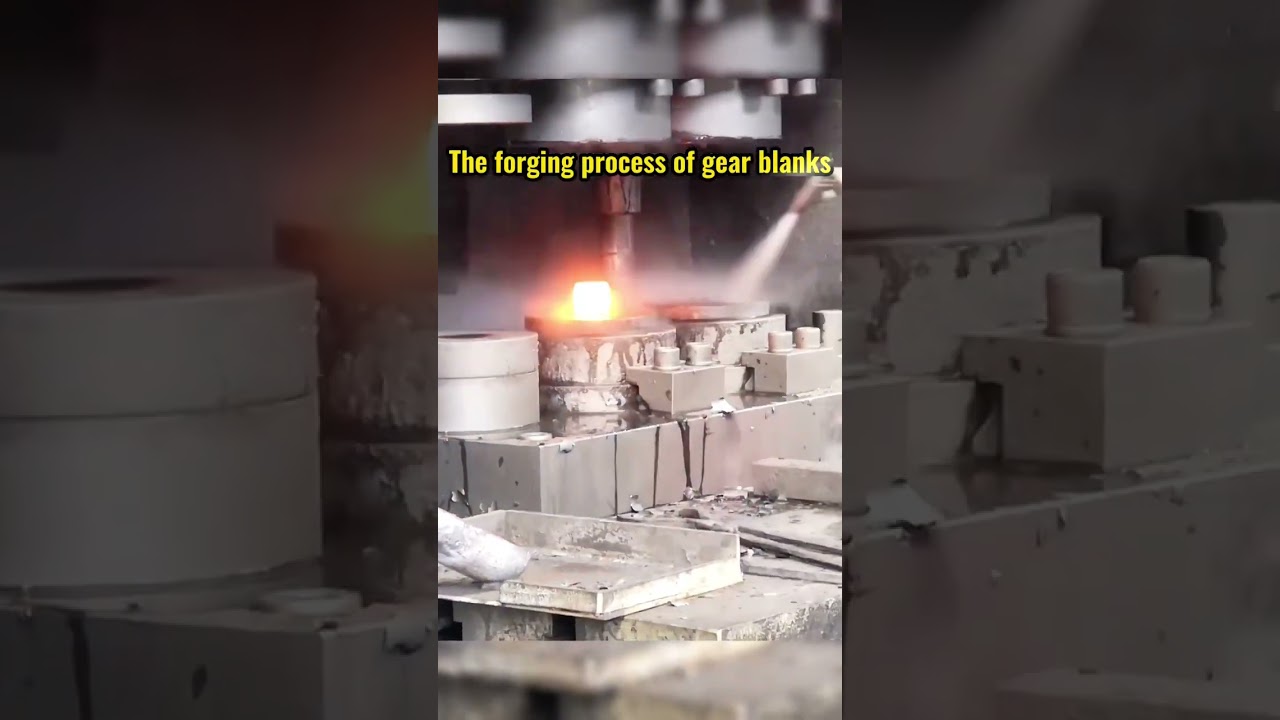 Gear blank, hot die forging, forging plant #forging #forgings