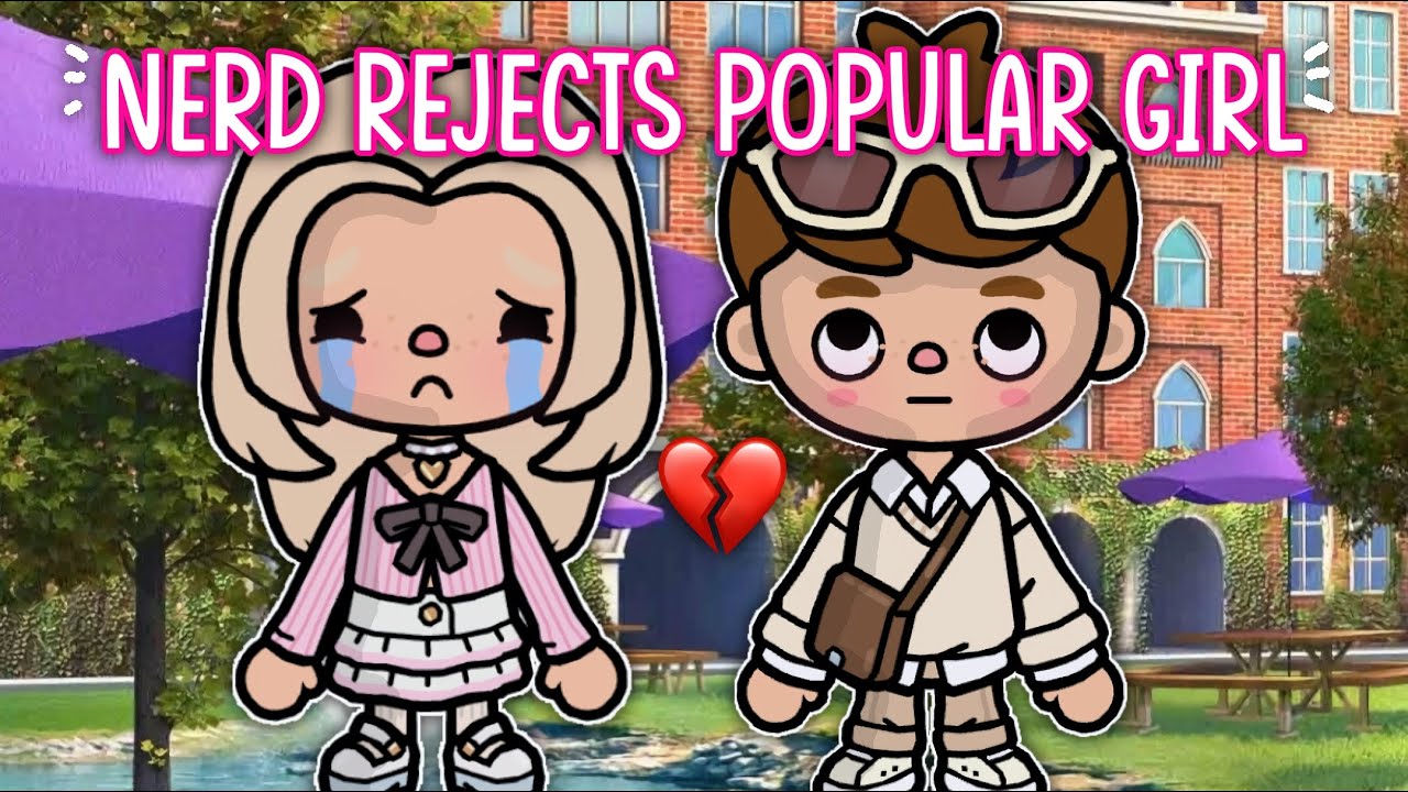 Задрот *ОТВЕРГАЕТ* популярную девушку 💔😭 || *ГОЛОСОМ* 🎙️|| Toca Boca TikTok Roleplay 🩵🌈