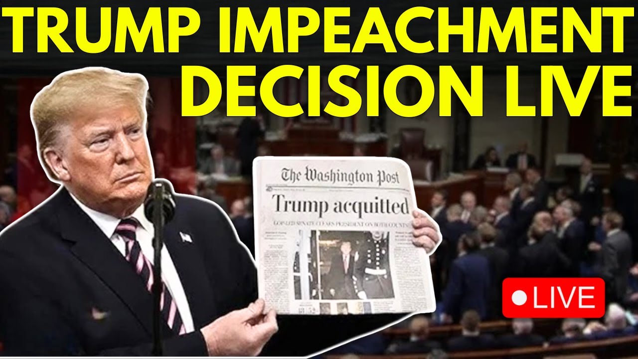 TRUMP IMPEACHMENT 2026 LIVE | House of Representatives Decides President Trump's Fate | Trump Live