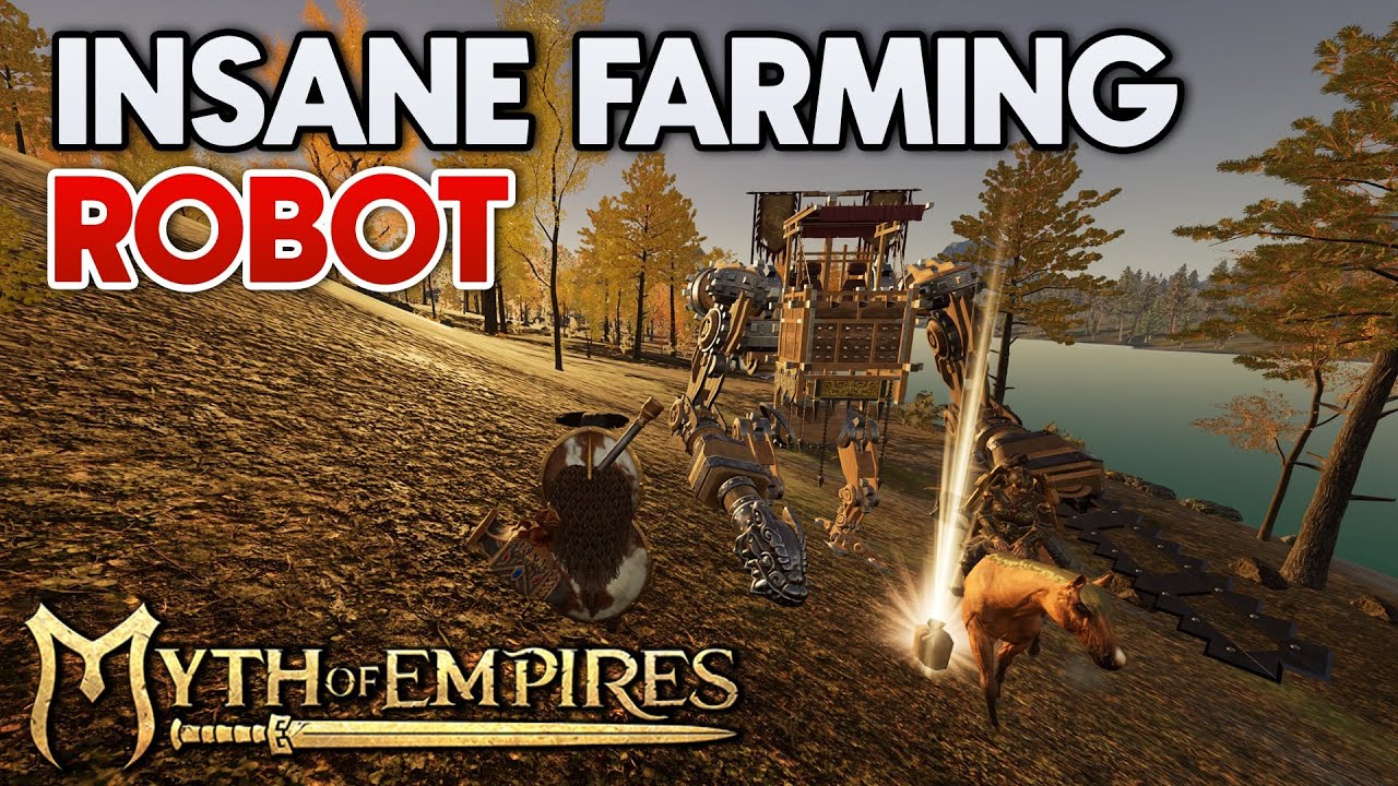 Fastest Way to Farm with Woodcutting Robot &ndash; How to Use & Level It Up | Myth of Empires Persian DLC