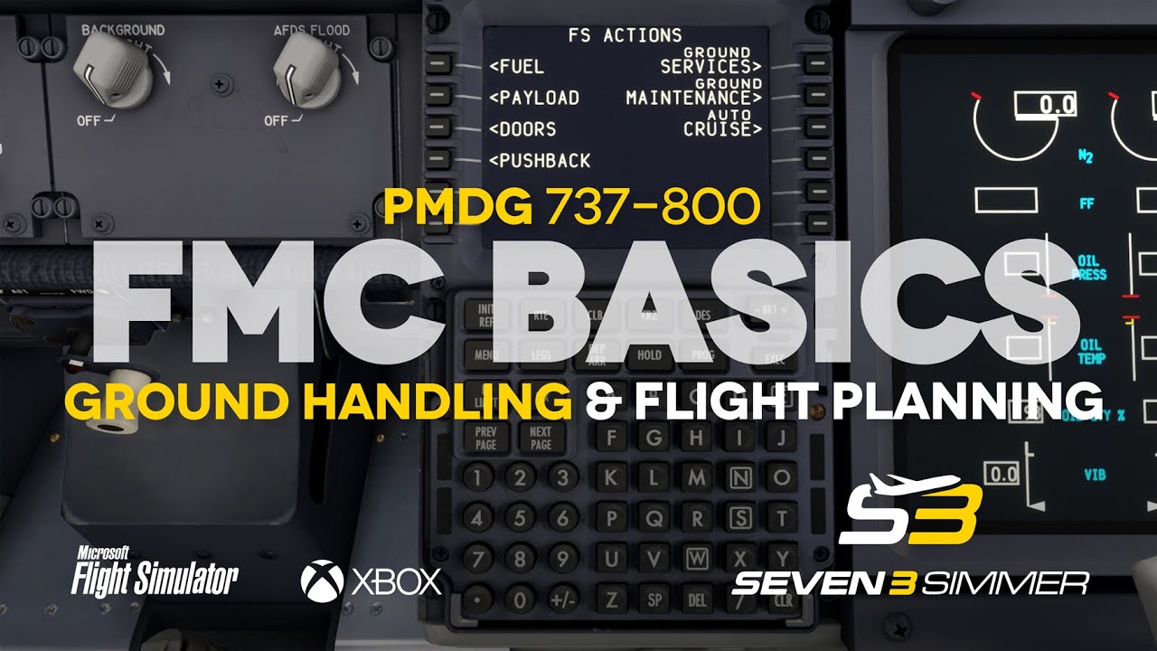PMDG 737-800 FMC Basics TUTORIAL #microsoftflightsimulator #msfs2020 #msfs #pmdg #boeing