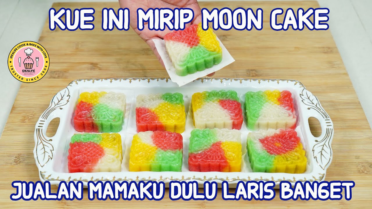 Bikin Kue Ku / Angku Singkong Mirip MOON CAKE - Dulu Mamaku Jualan Kue Ini Larisss Banget