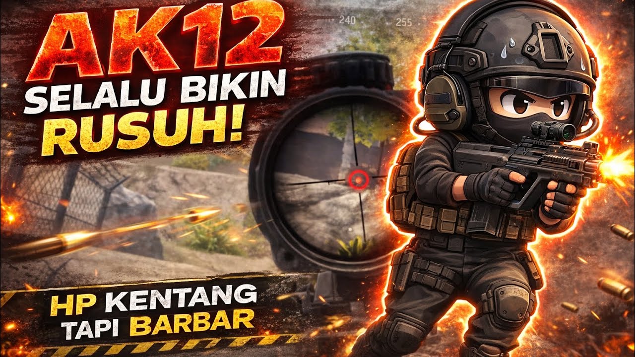 AK12 Selalu Bikin Rusuh! Solo VS 1 Squad Tanpa Ampun