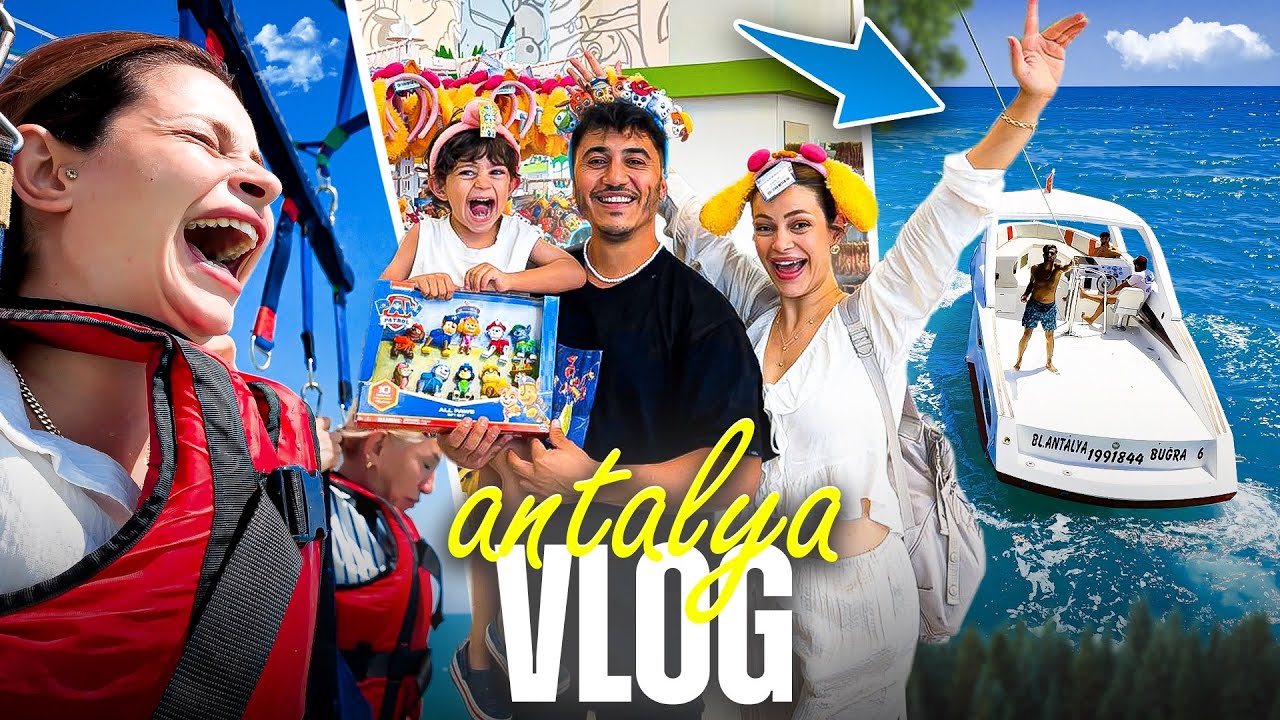 ANTALYA VLOG🏝️🪂 (ANNEMLE PARASAİLİNG’E BİNDİK)