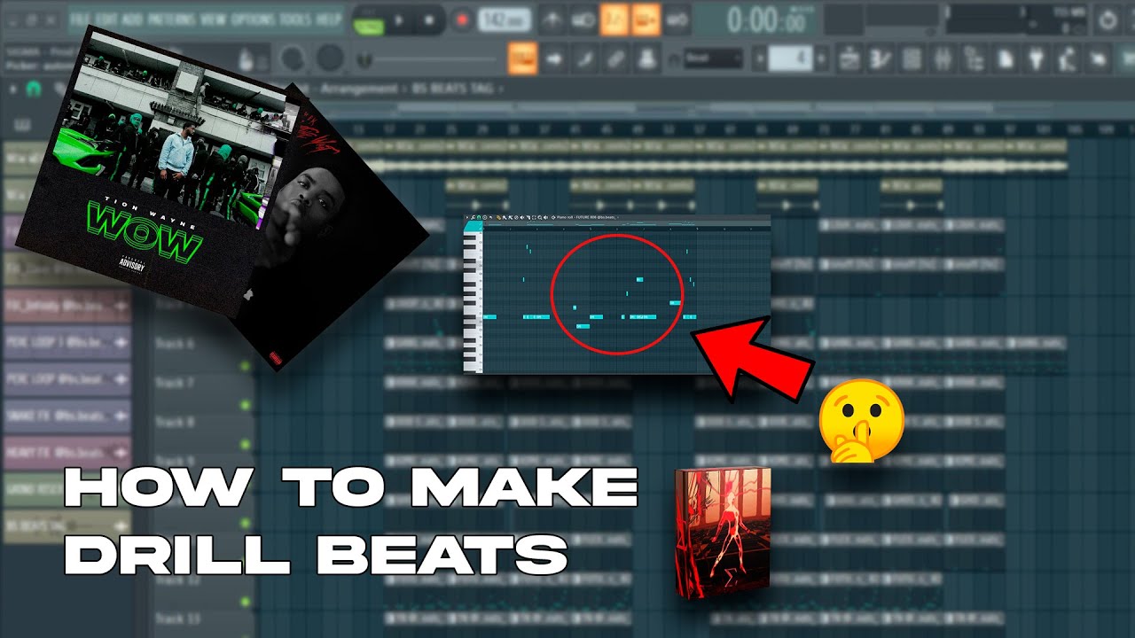 HOW to ACTUALLY MAKE a UK/NY DRILL BEAT FROM SCRATCH | TUTORIAL + DRUM KIT