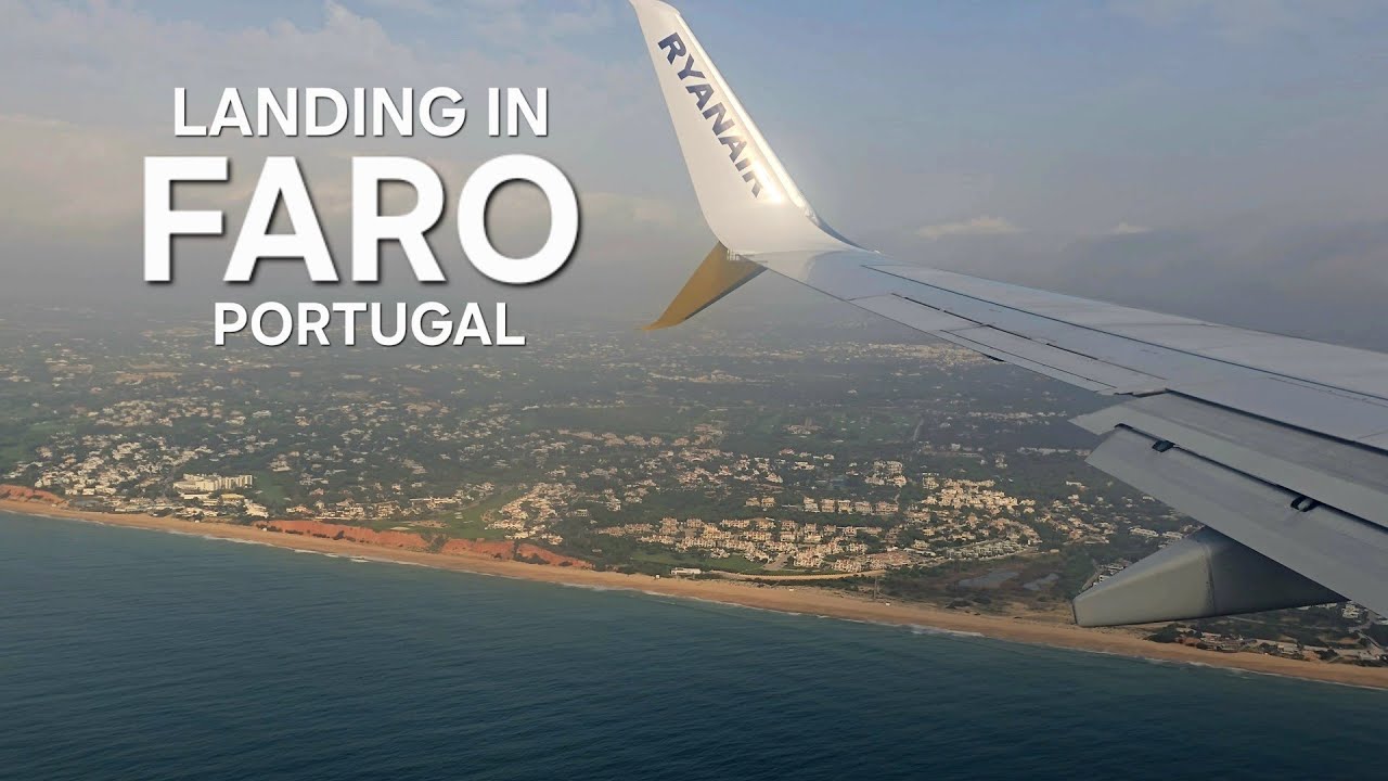 FARO LANDING - LEFT & RIGHT WINDOW VIEW PORTUGAL