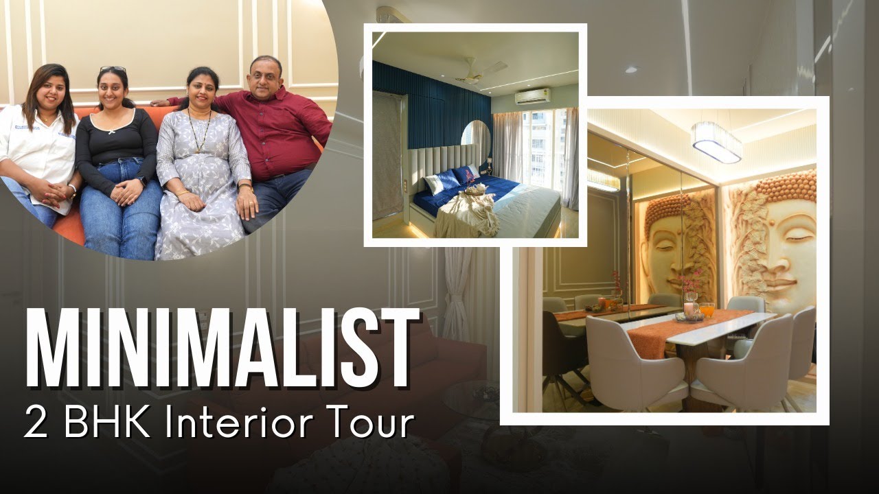 🏡 Minimalist 2BHK Interior Tour | Sleek & Space-Saving Design Ideas for Modern Homes ✨