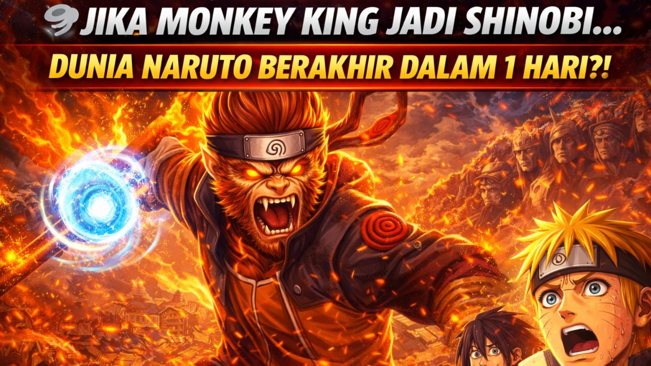🌪️ Jika Monkey King Jadi Shinobi… Dunia Naruto Berakhir Dalam 1 Hari?!