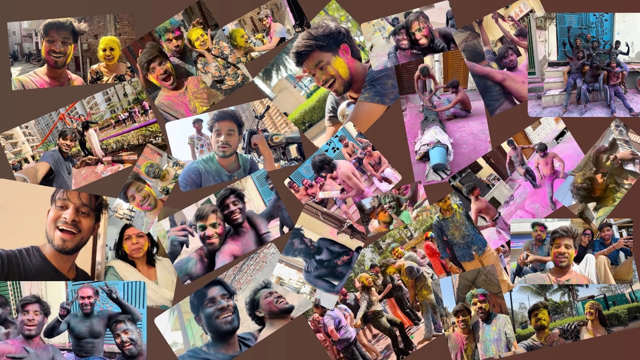 Holi ho to esi full injoy ❤️🎨#vlog #holi 