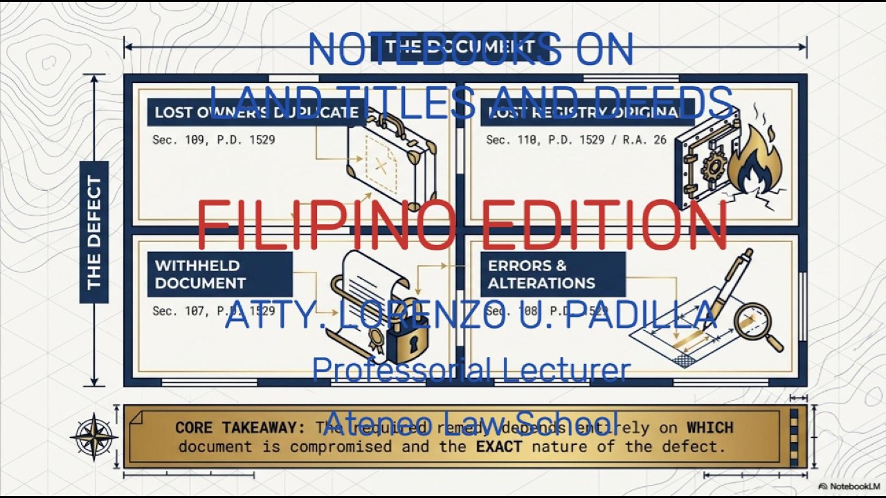 POST REGISTRATION REMEDIES   FILIPINO EDITION