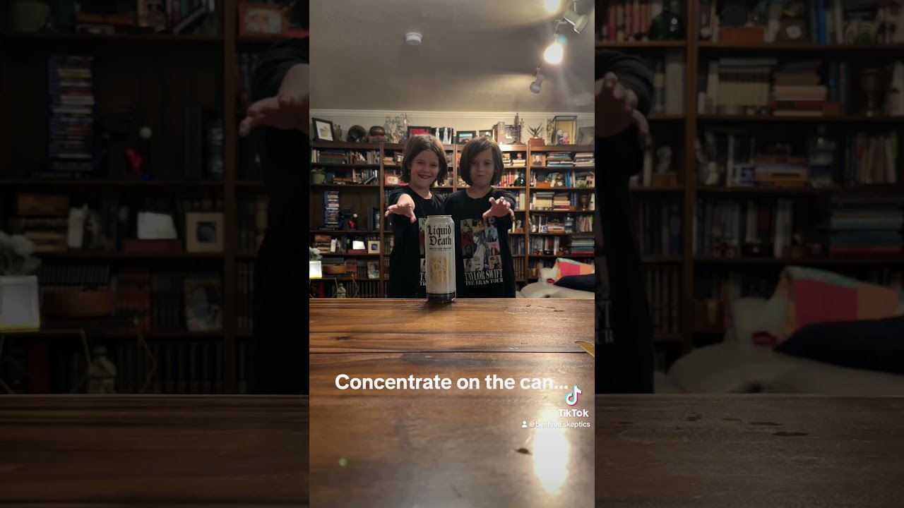 How to crush a can using Telekinesis!