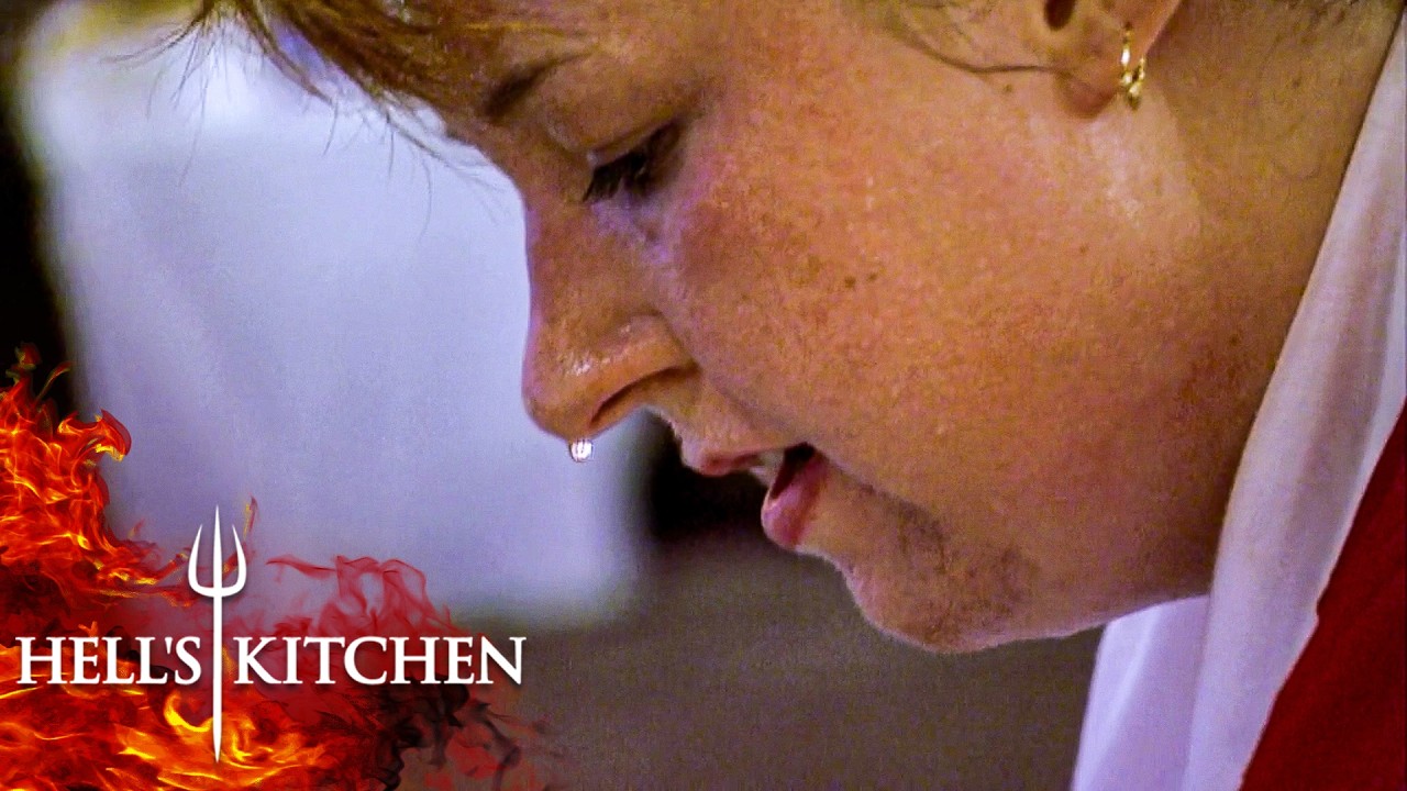 Chef Dripping SWEAT Tableside Causes Chef Ramsay to Explode | Hell's Kitchen Full Service