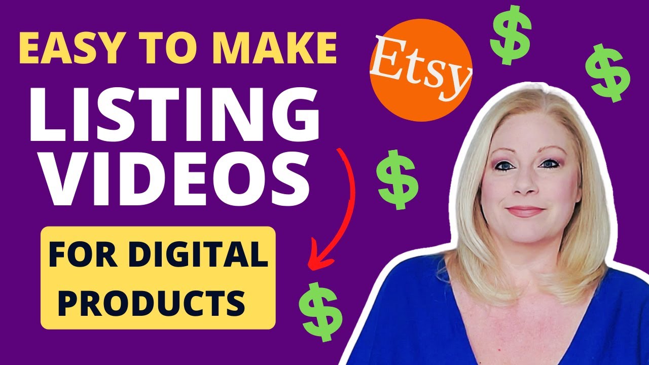 📈 BOOST YOUR DIGITAL PRODUCT SALES ON ETSY WITH A LISTING VIDEO - Here's How to Do It!
