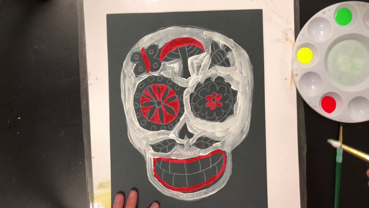 Sugar Skull Inspired Paintings