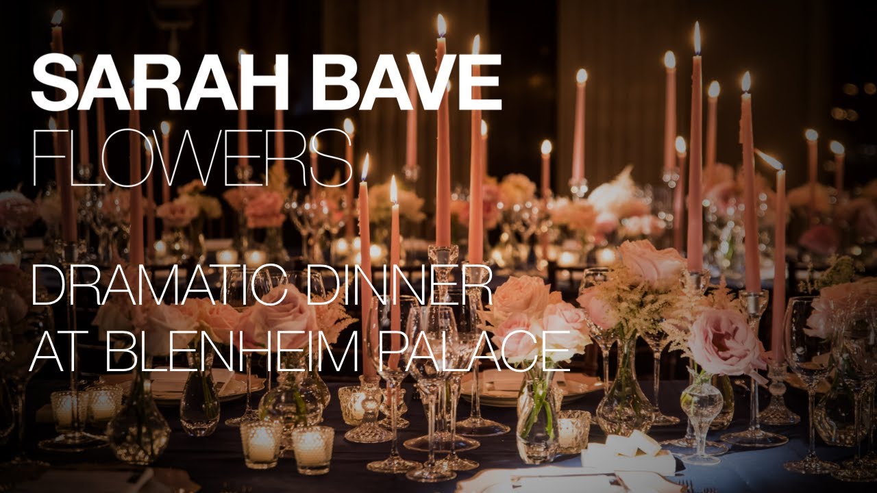 Dramatic Wedding Flowers at Blenheim Palace