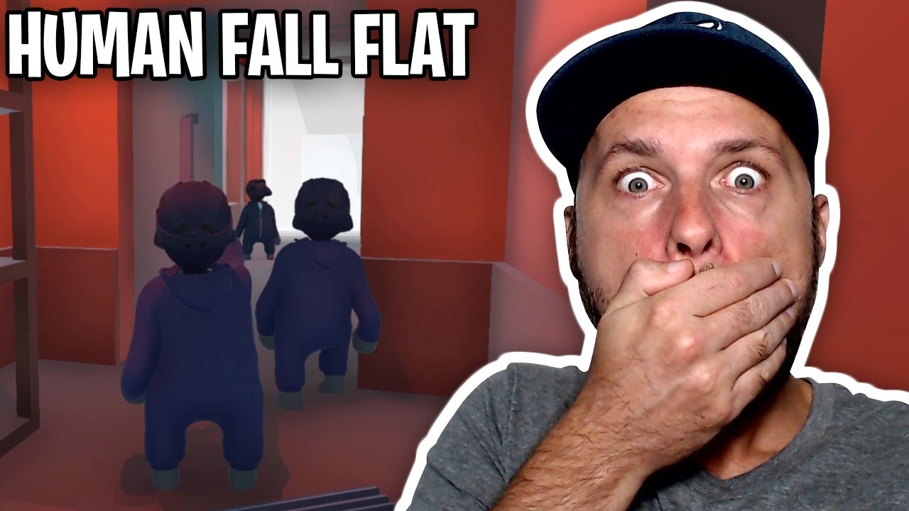 SIMASGAMER AND SGDAD TRAPPED IN A SCARY FACILITY in HUMAN FALL FLAT