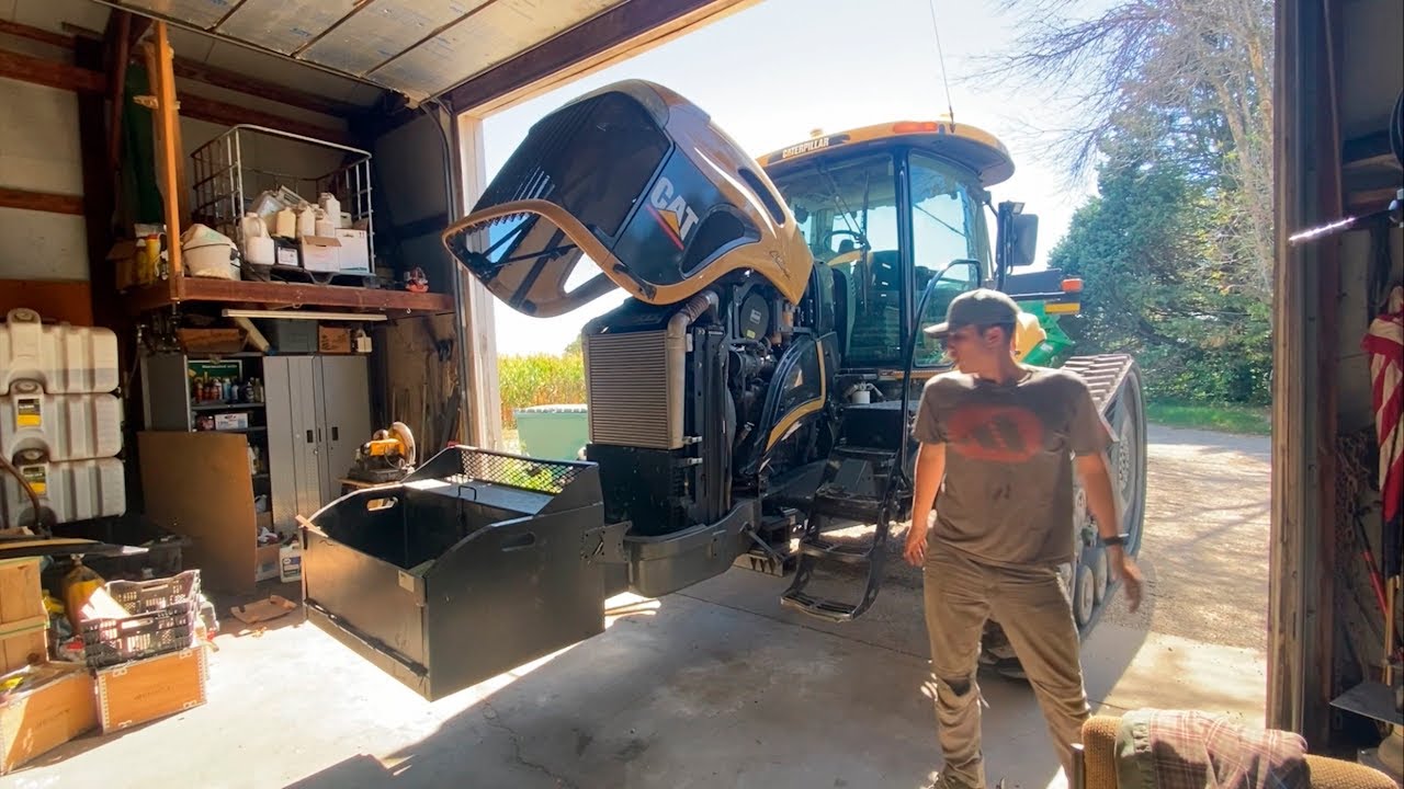 Oil Change in the Challenger MT765 + Grain Cart Updates