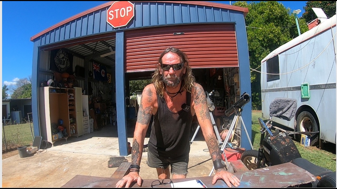 Has Mr Cardboard Man Struck Again.....  Hippy Trev....