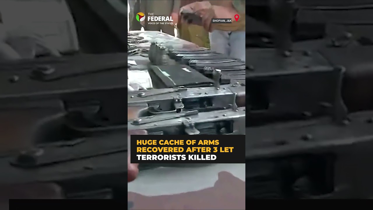 3 LeT Terrorists Killed in Shopian Encounter; Huge Cache of Arms Recovered