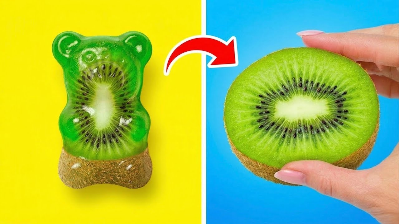 Gelées Arc-en-Ciel aux Fruits DIY ! 🍉✨ Desserts Faciles et Gourmands